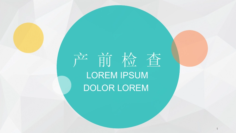 产前检查课件_第1页