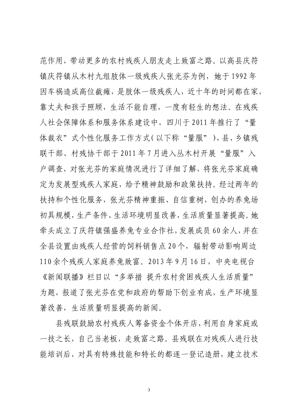 农村残疾人就业创业状况的调查_第3页