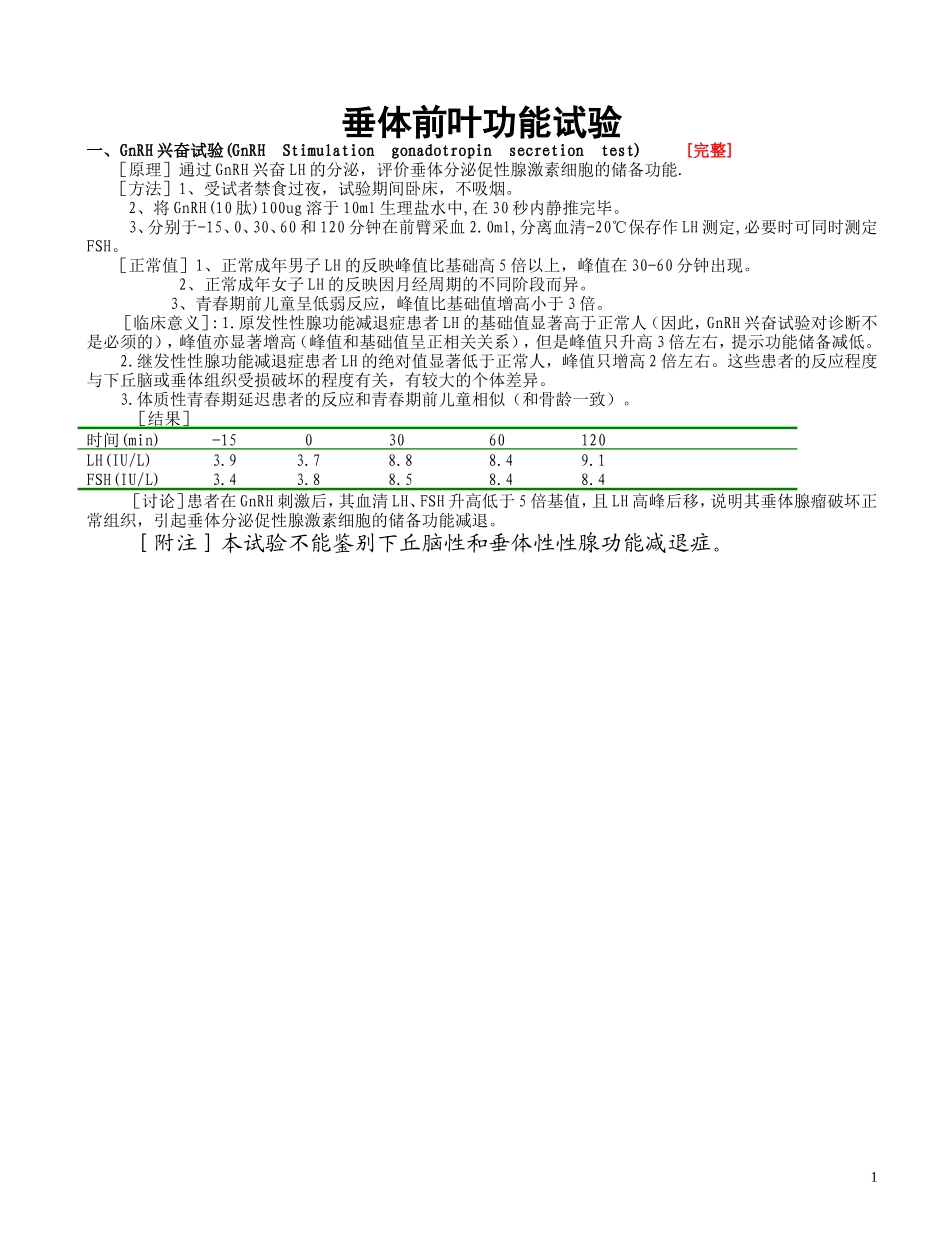 内分泌各项试验_第2页