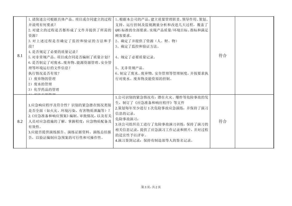 内审检查表(制造部)_第3页