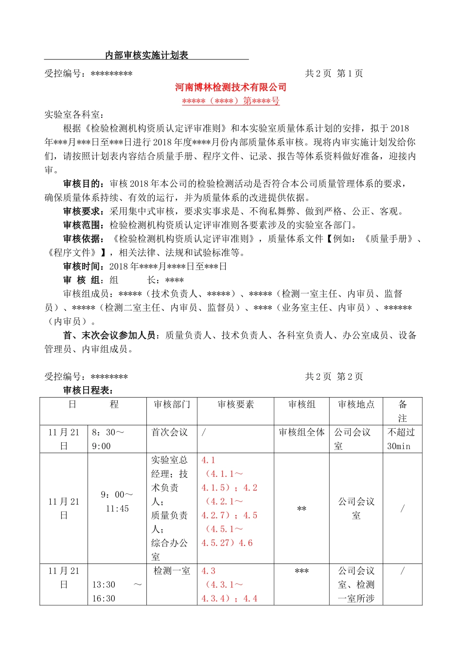 内审全套资料_第2页