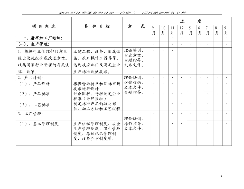 内蒙古牛羊项目培训工作计划_第2页