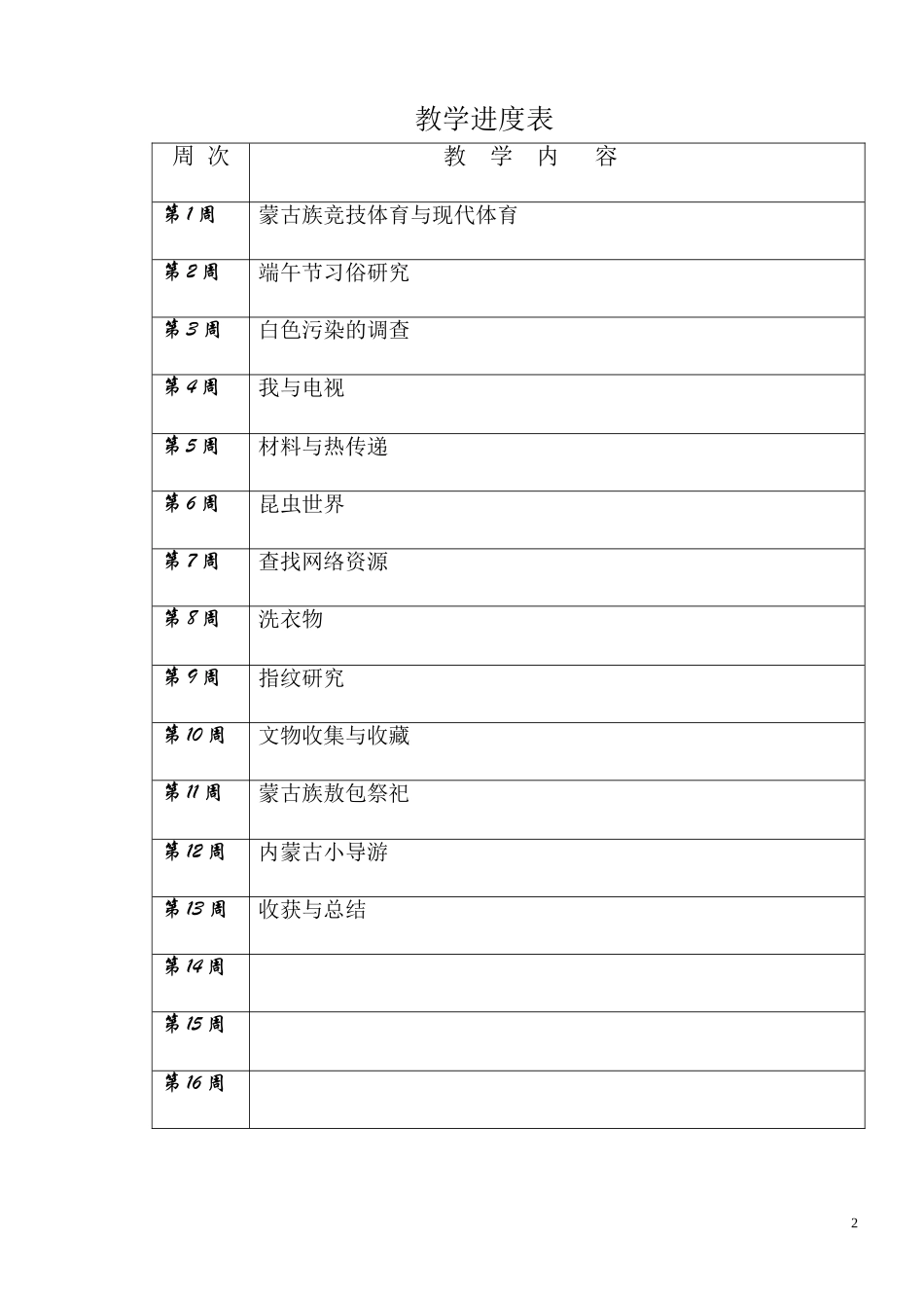 内蒙古研究性学习教案_第2页