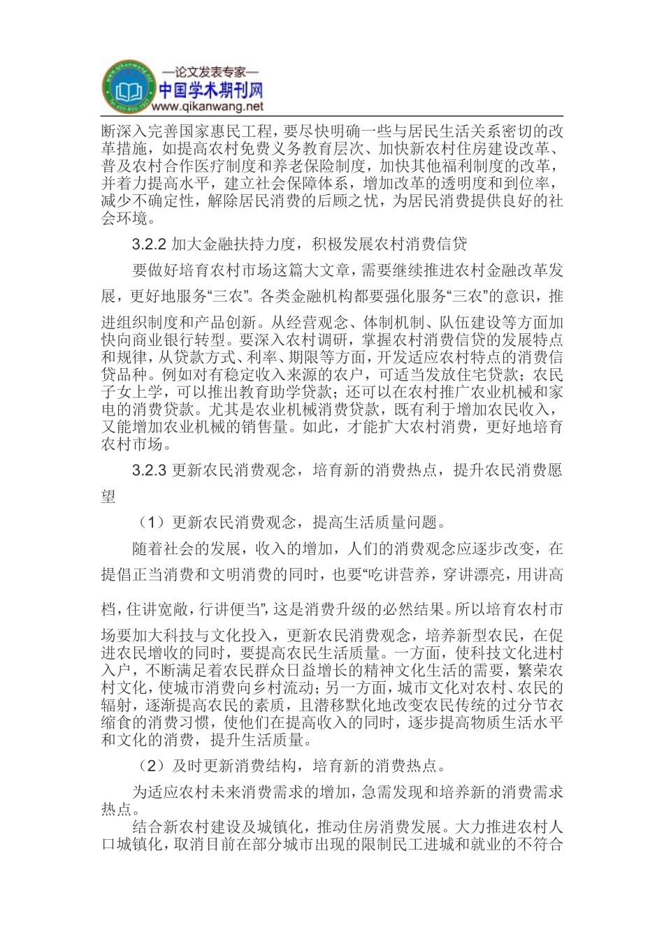 农村消费论文内生动力论文_第3页