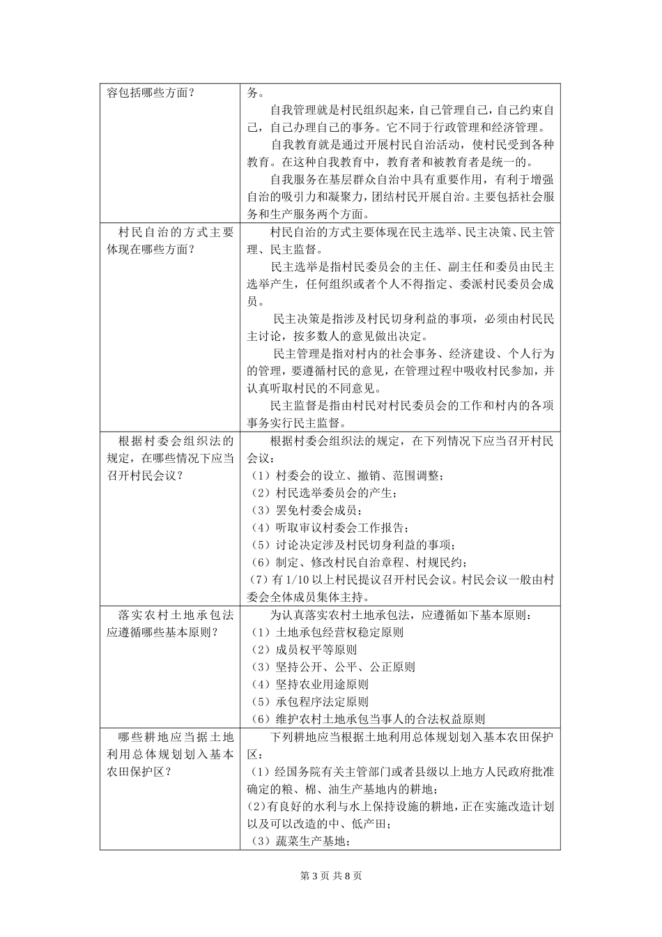 农业政策与法规复习思考题(同名682)_第3页