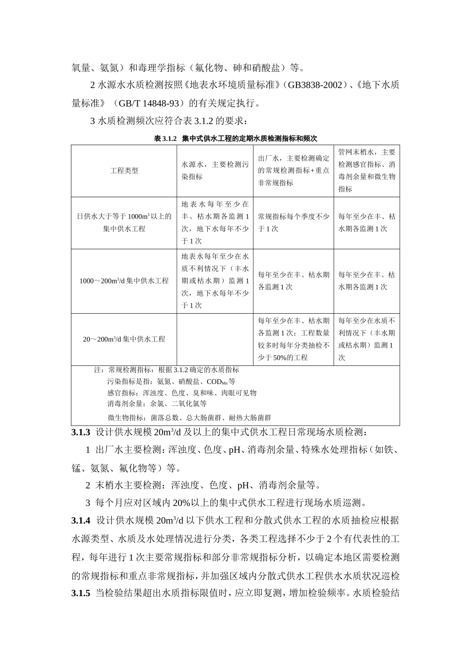 农村饮水安全工程水质检测中心建设导则_第3页