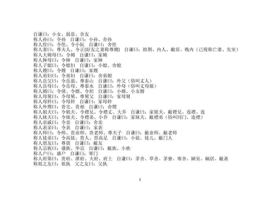 农村应酬称谓_第2页