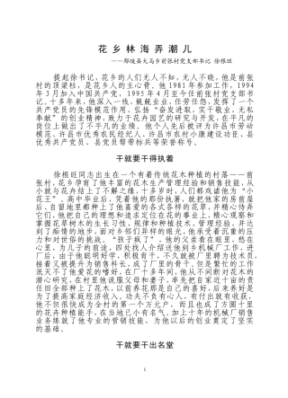 前张村十佳村党支部书记个人先进材料.1