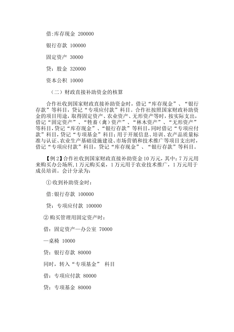 农民专业合作社账务处理实务[1]_第2页