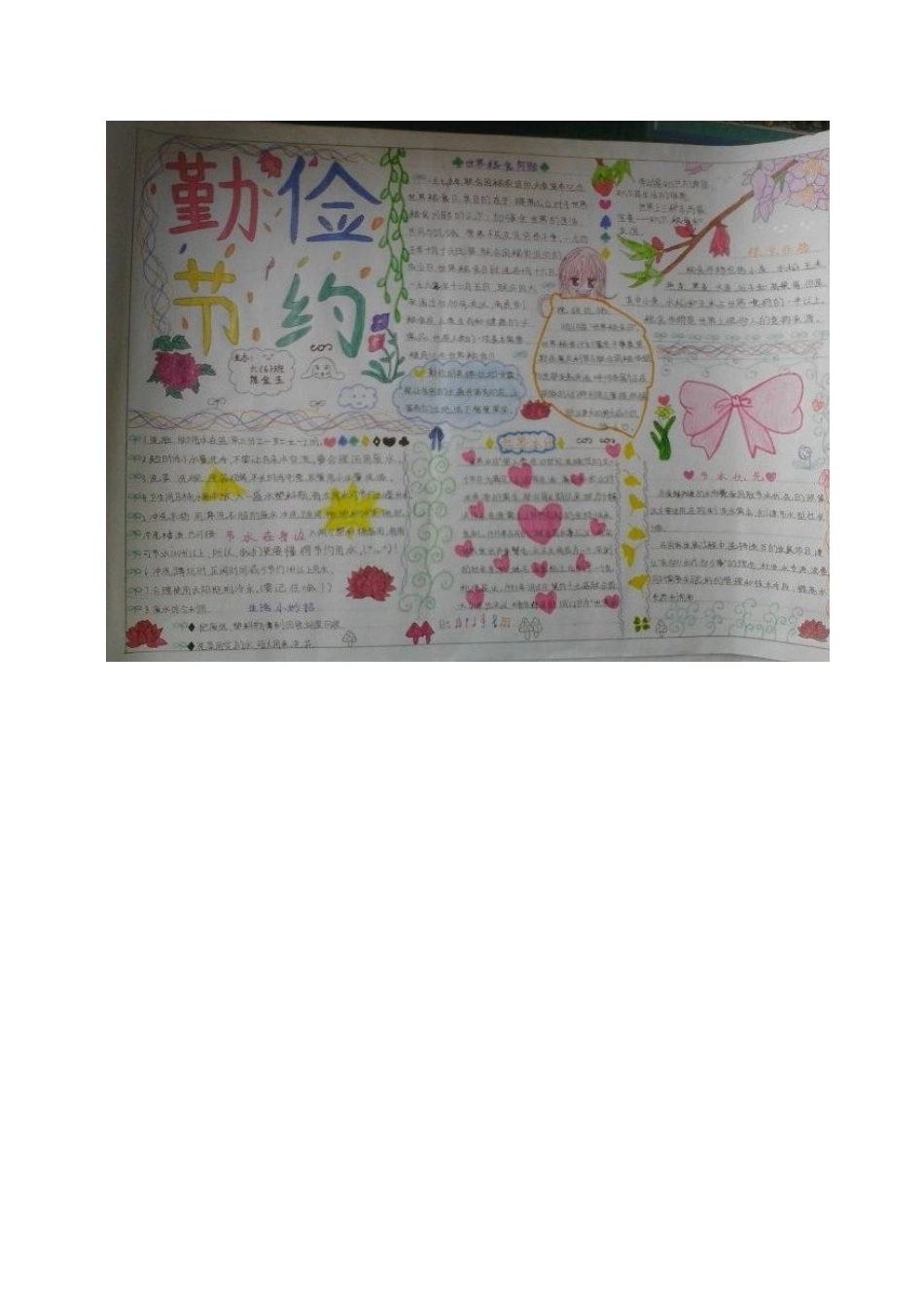 勤俭节约手抄报图片集锦_第2页