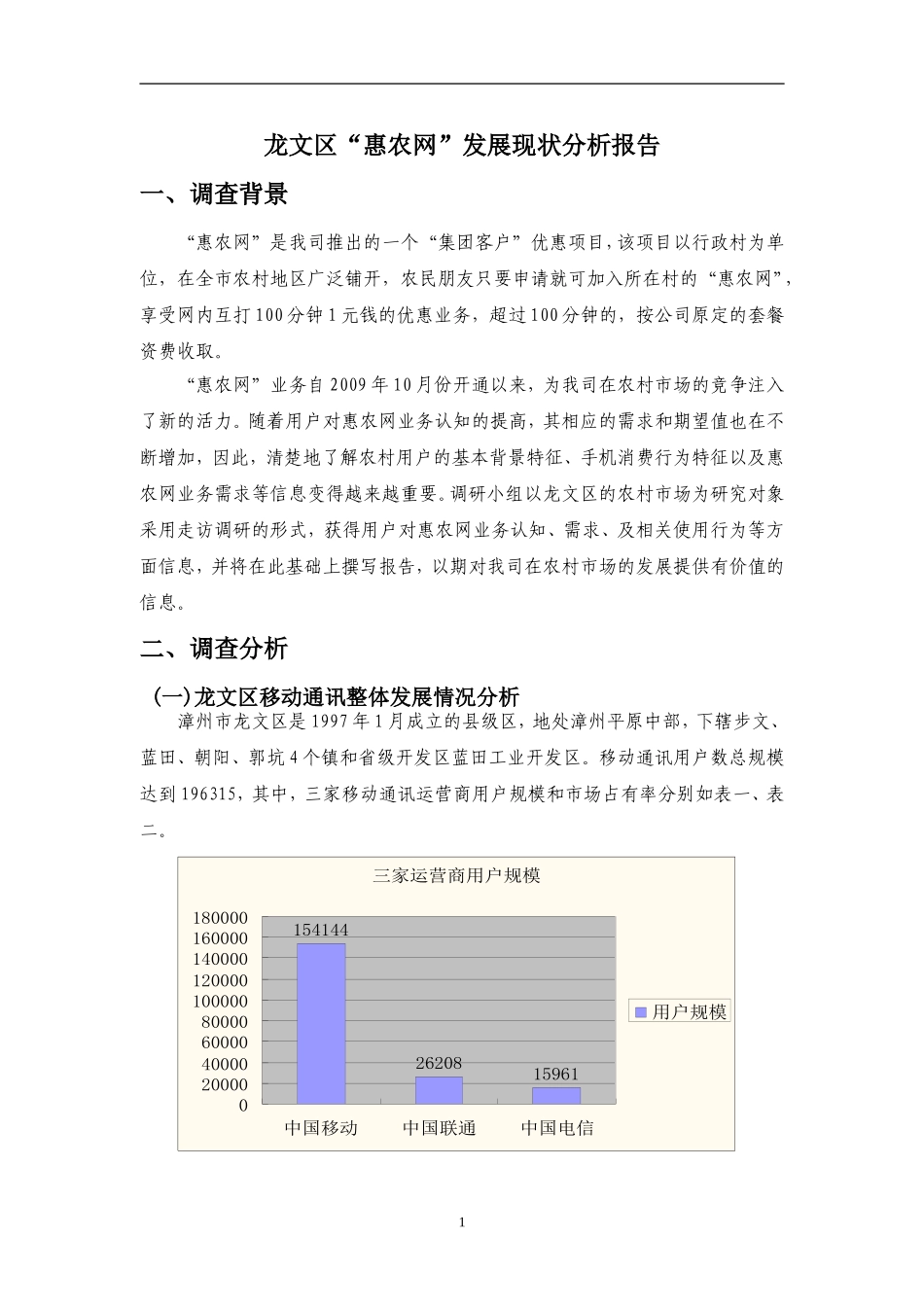 农调报告：龙文区“惠农网”发展现状分析报告_第2页