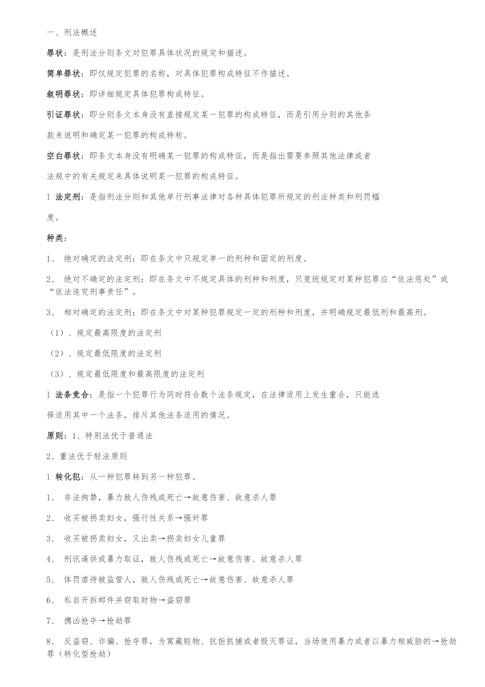刑法学期末复习_第1页