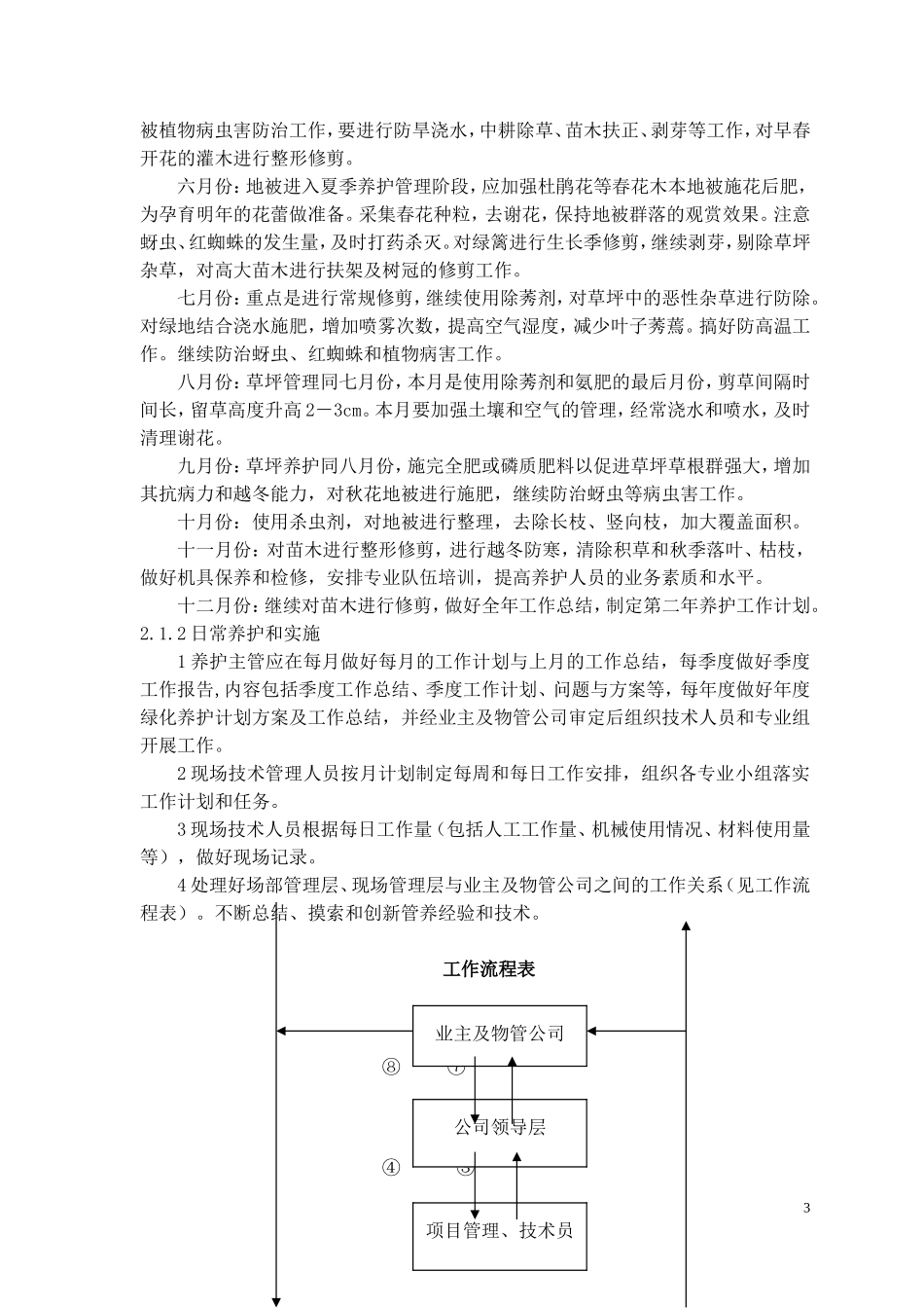 养护管理组织实施方案_第3页