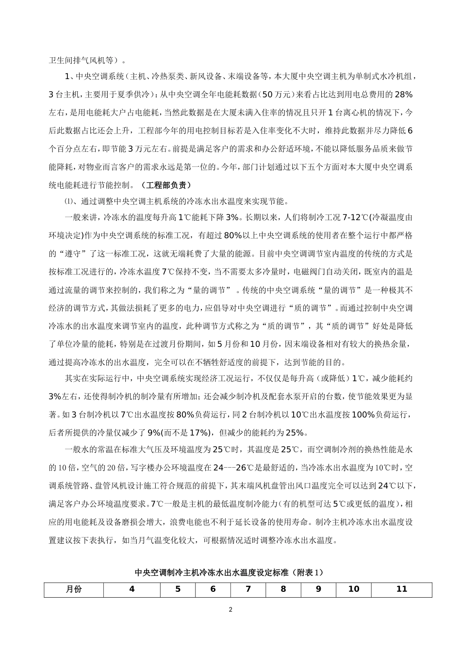 写字楼节能降耗控制方案_第2页