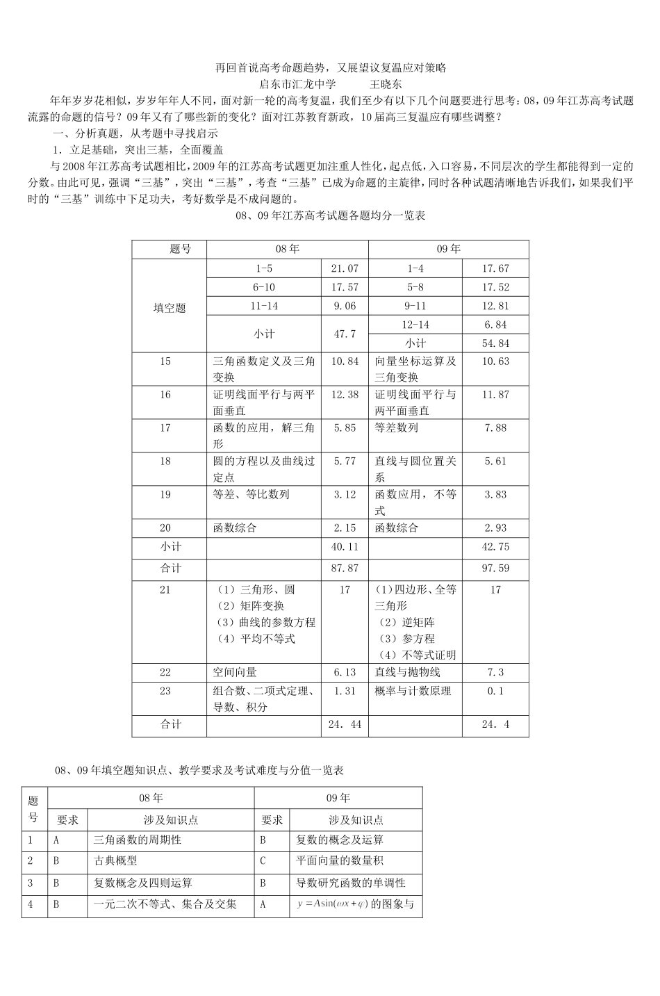 再回首说高考命题趋势-又展望议复温应对策_第1页
