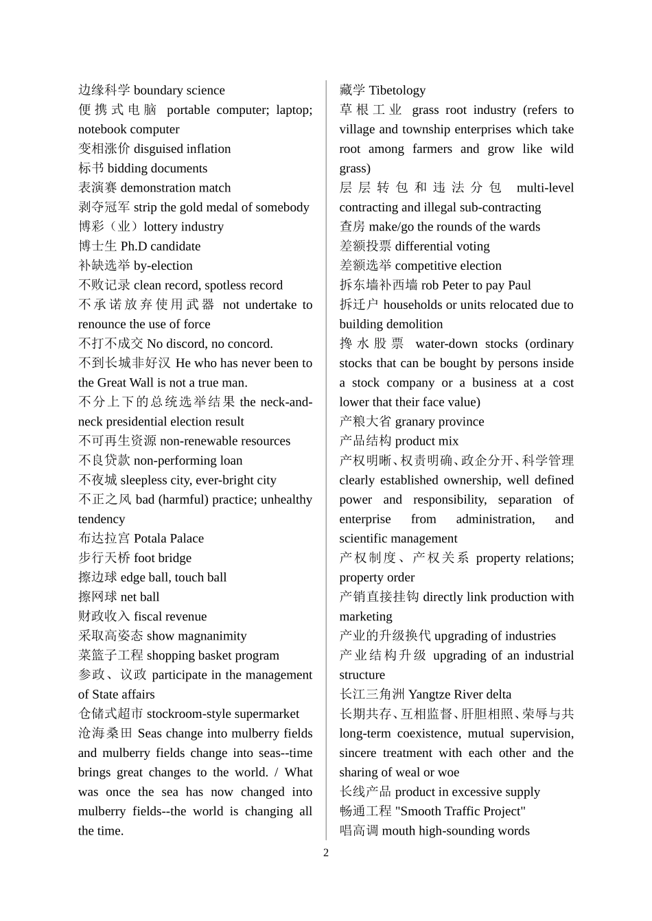 写作、口译分类词汇—热门话题_第3页