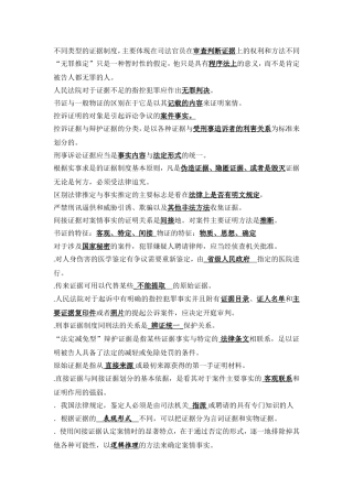 刑事证据学填空题(20套考卷提取的精华)