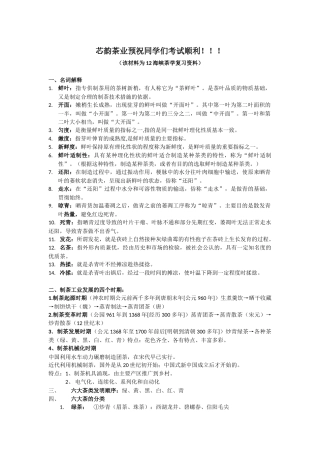 制茶学最终整合