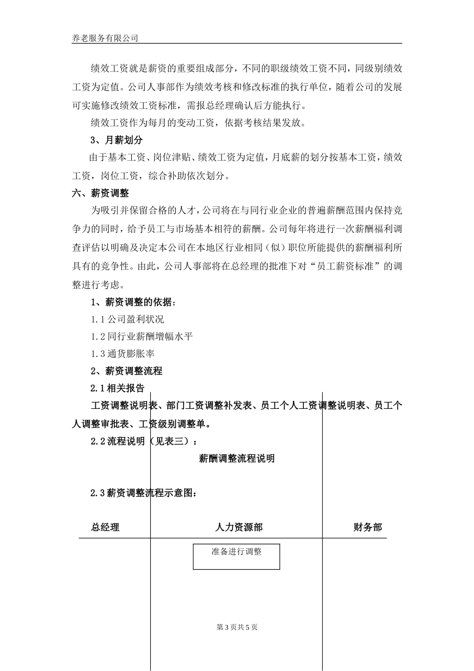 养老院薪酬管理体系--_第3页