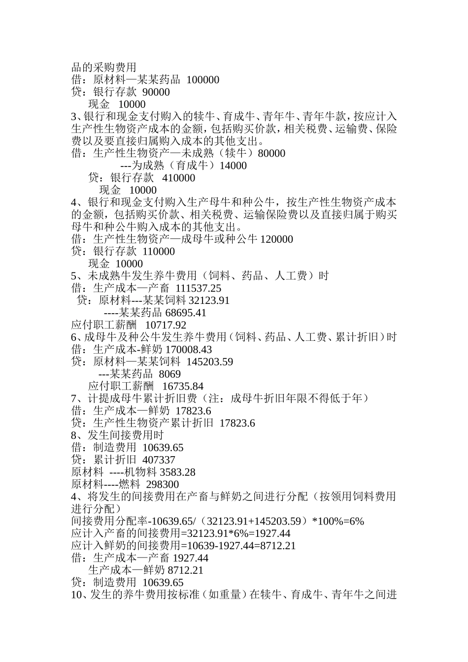 养奶牛业会计核算方法_第3页