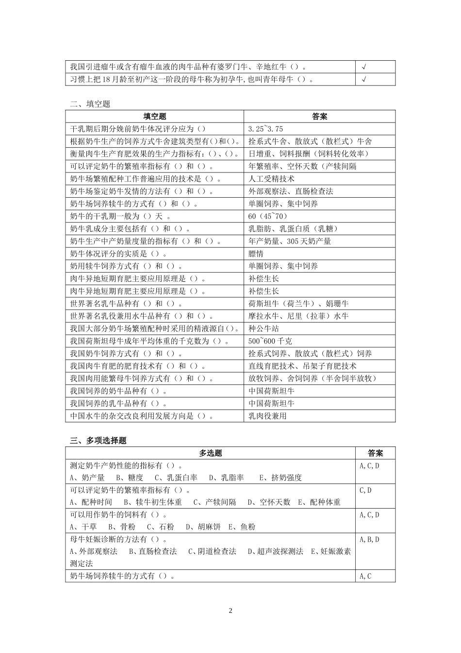 养牛学复习思考题2015.11_第2页