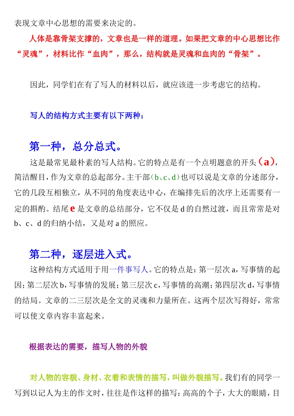 写人作文的方法及范文_第2页