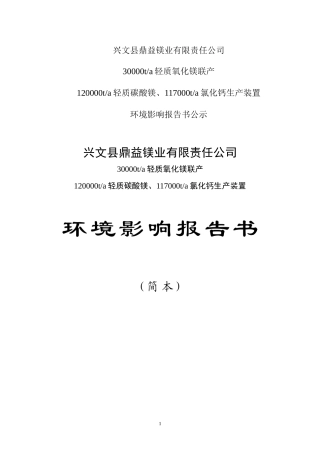 兴文县鼎益镁业有限责任公司