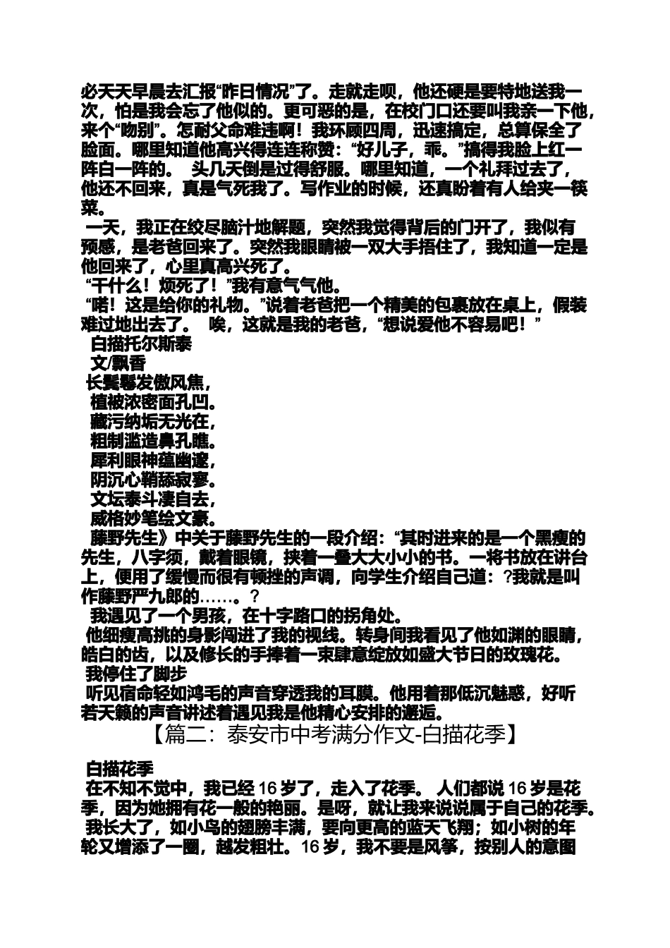 写人作文之满分作文白描写人_第3页