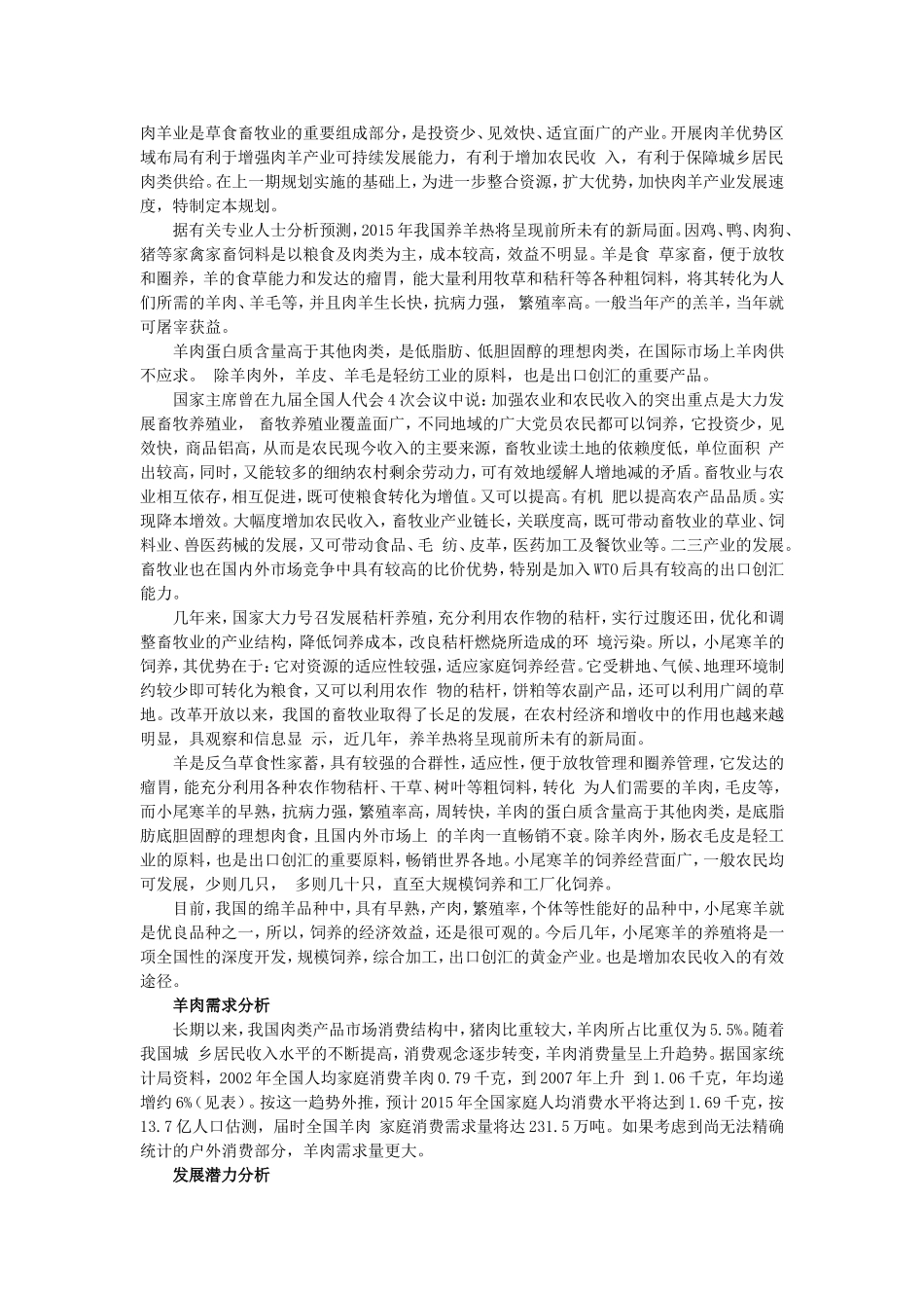 养羊前景分析_第1页