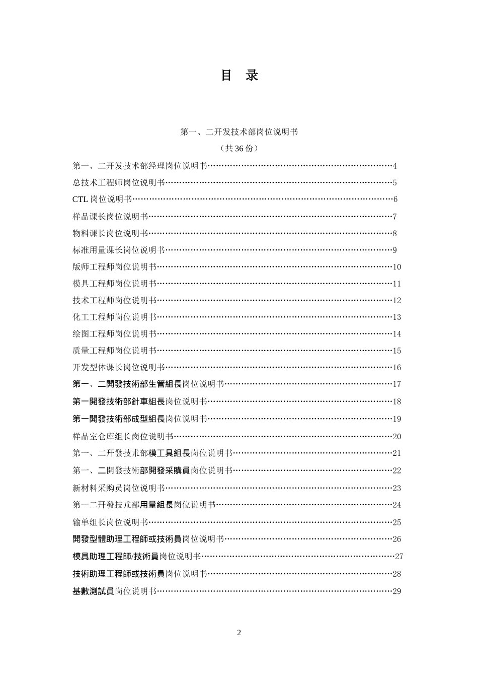 制鞋企业--岗位说明书(3)技术开发(鞋厂)_第2页