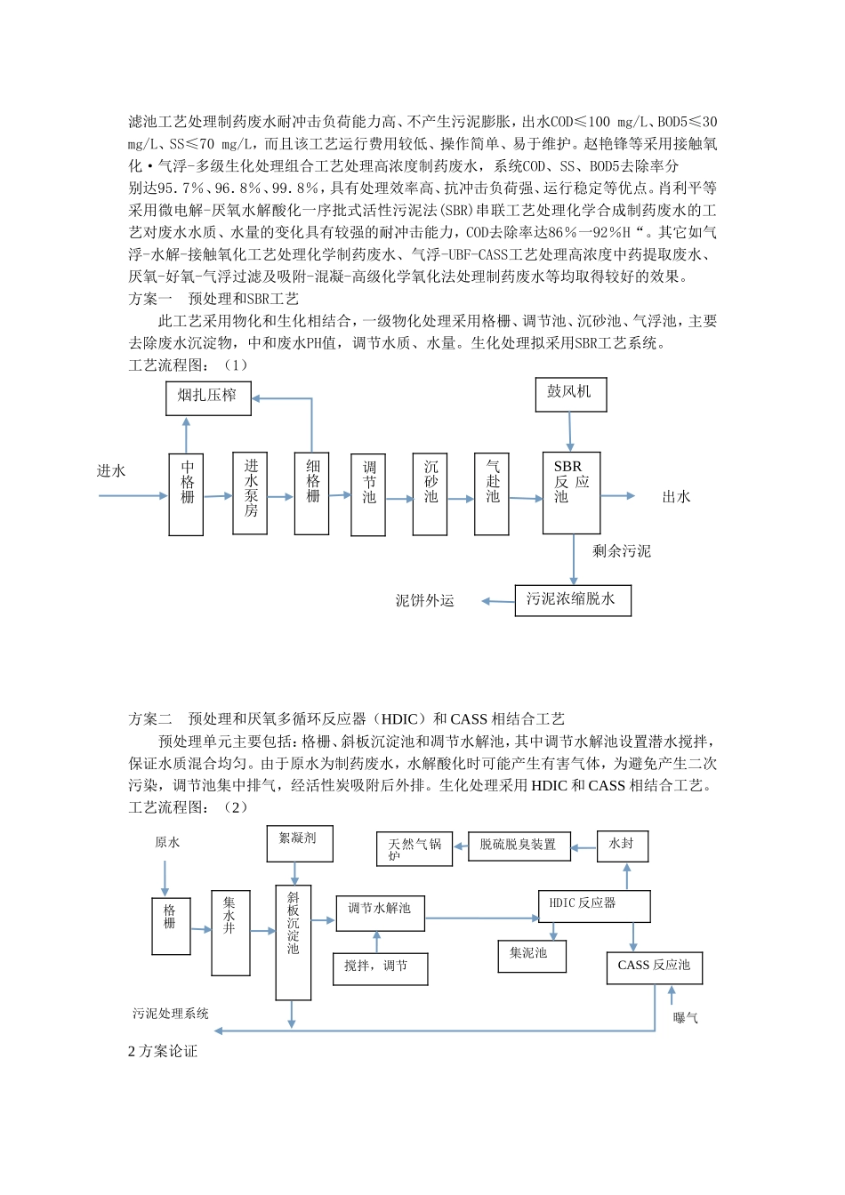 制药厂污水处理设计_第3页
