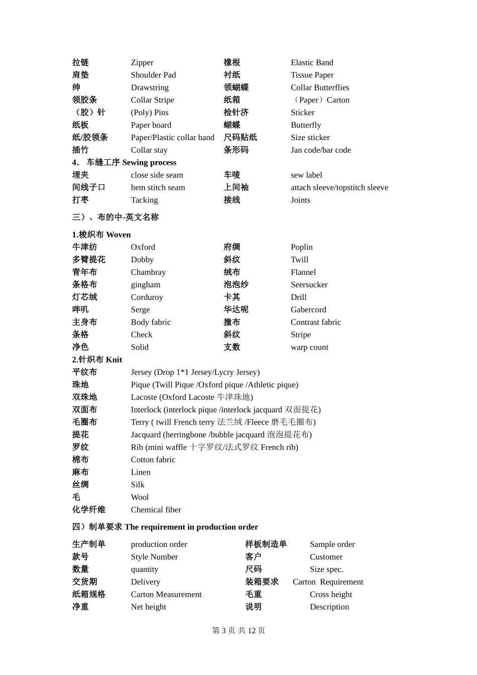 制衣厂常用术语中英文_第3页