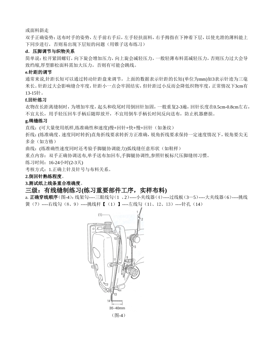 制衣工厂新员工培训教程-(上)_第3页