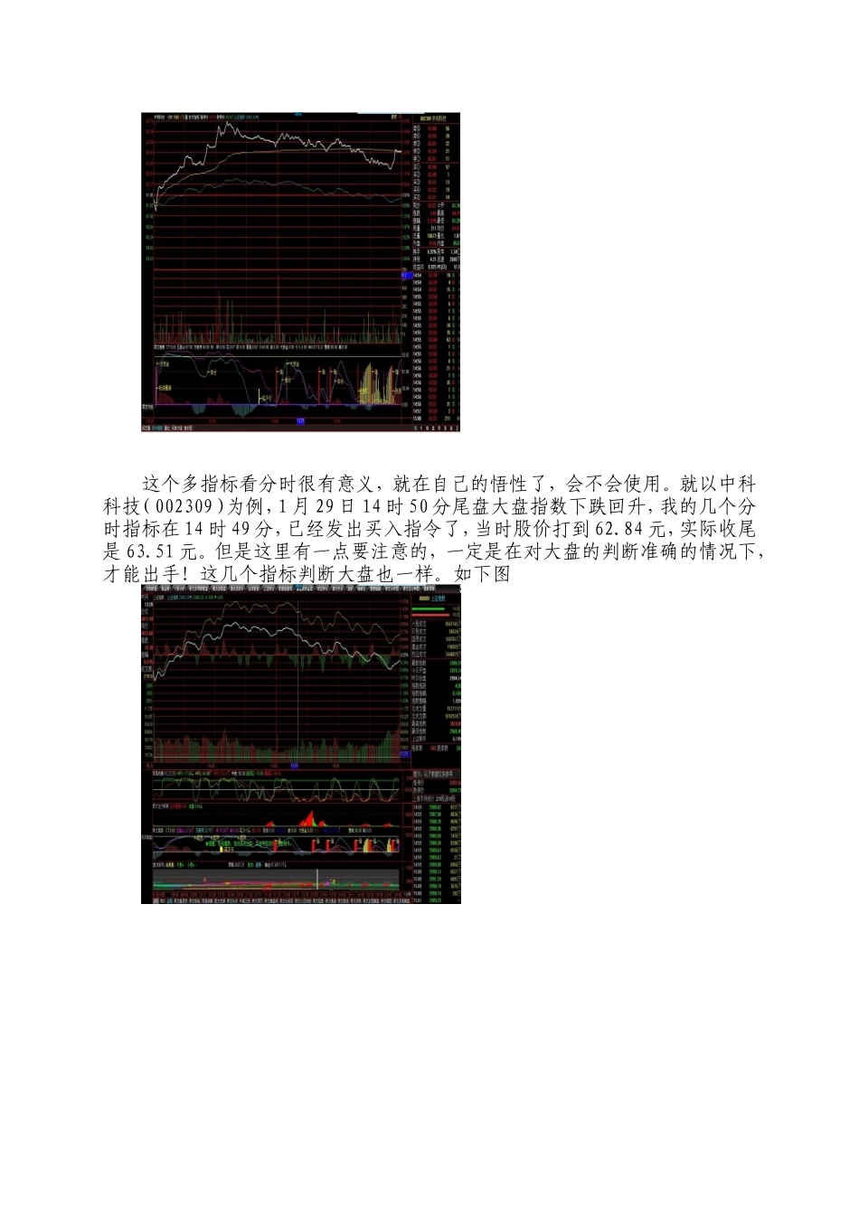 制作通达信分时图下显示多个指标的方法_第2页