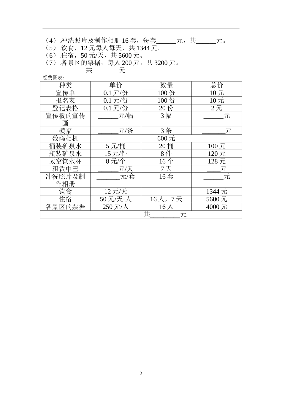 助残出游活动策划_第3页