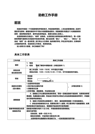 助教工作手册
