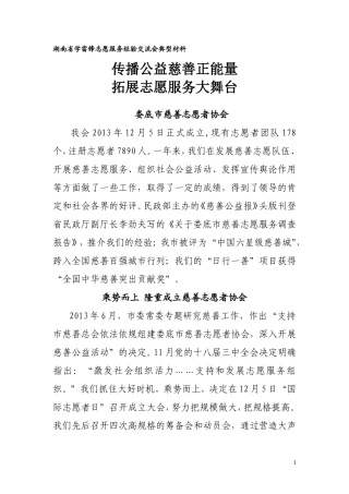 传播公益慈善的正能量-(最终版)