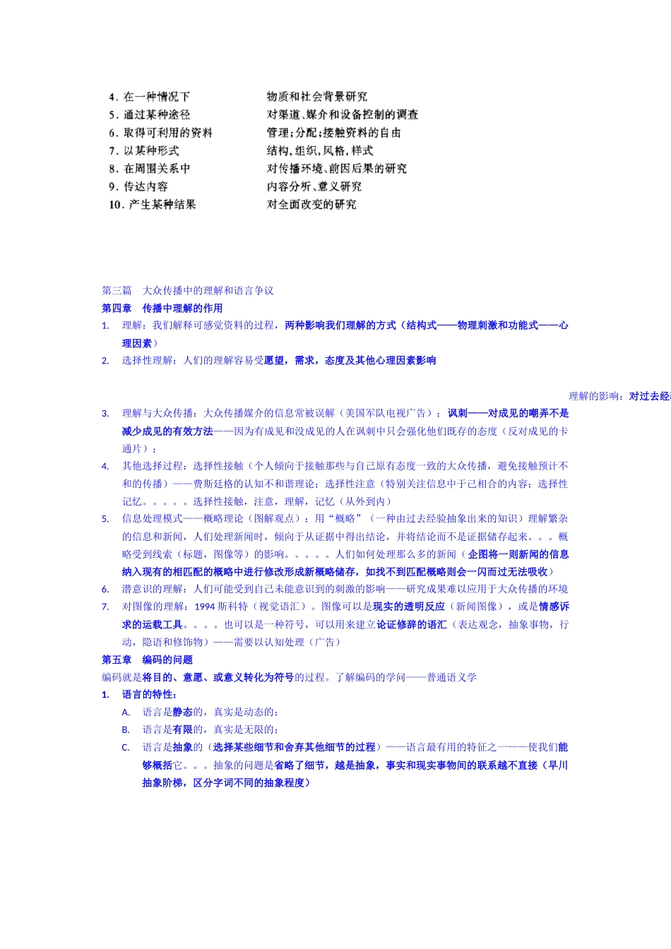 传播理论《起源、方法与应用》第四版考研重点笔记_第3页