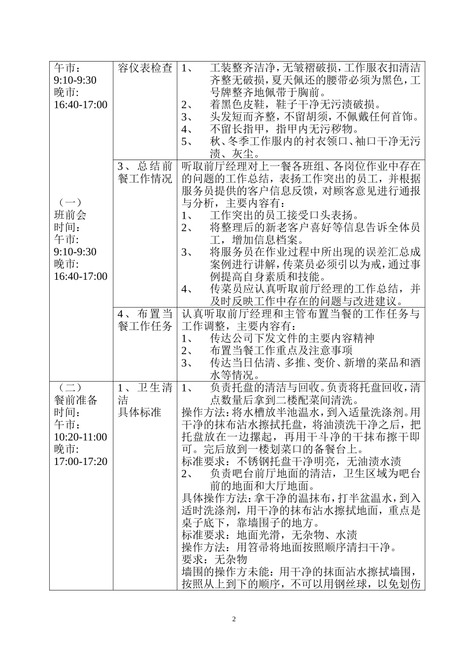 传菜员的工作流程_第2页