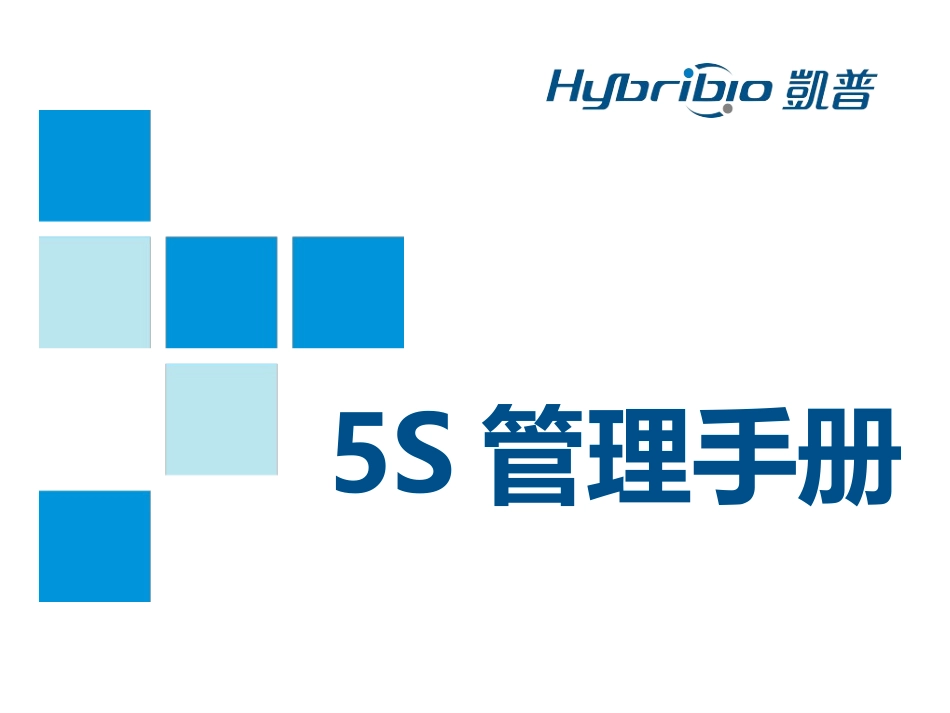 5S管理手册_第1页