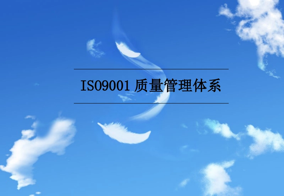 ISO9001质量管理体系_第1页