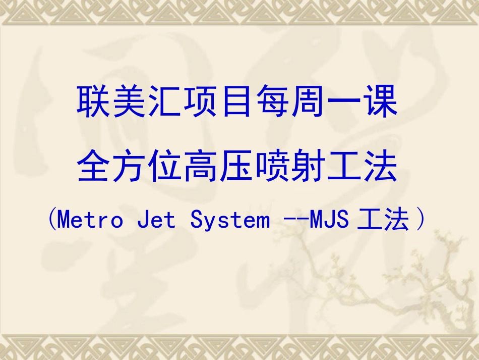 MJS工法介绍精讲_第1页
