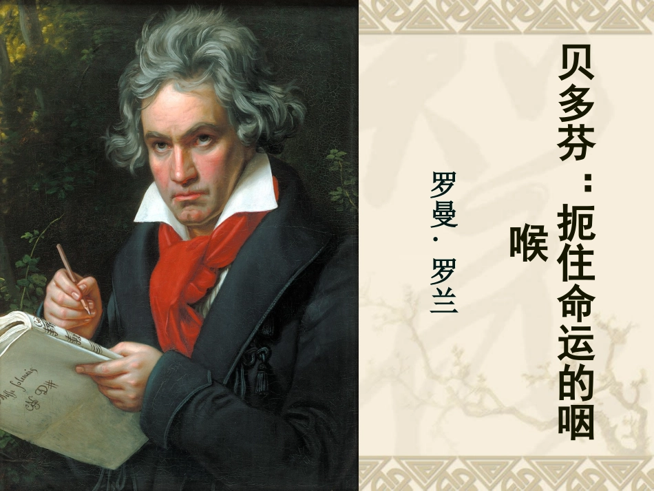 贝多芬扼住命运的咽喉概述_第2页