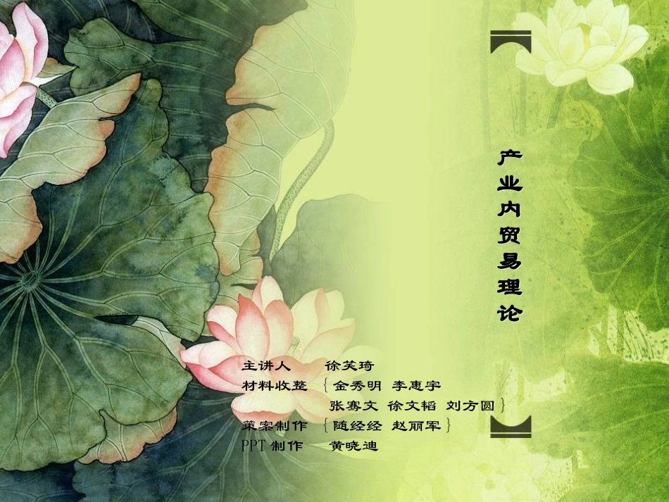 产业内贸易理论_第1页