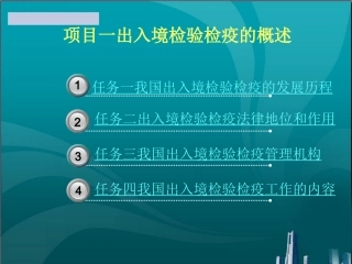 出入境检验检疫的概述