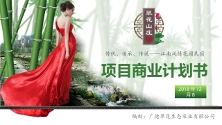 翠花山庄民宿项目可行性研究报告暨商业计划书