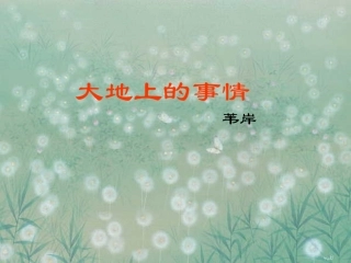 大地上的事情