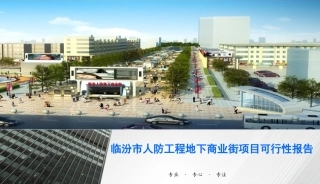 地下商业街项目可行性报告