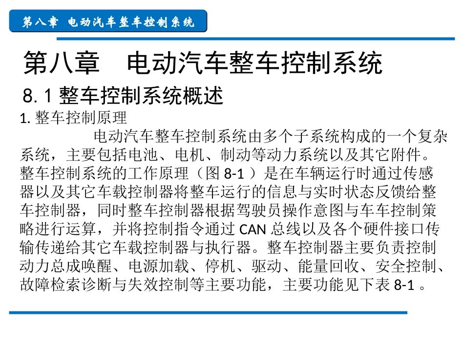 电动汽车新能源整车控制系统_第1页