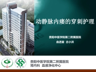动静脉内瘘的穿刺和护理